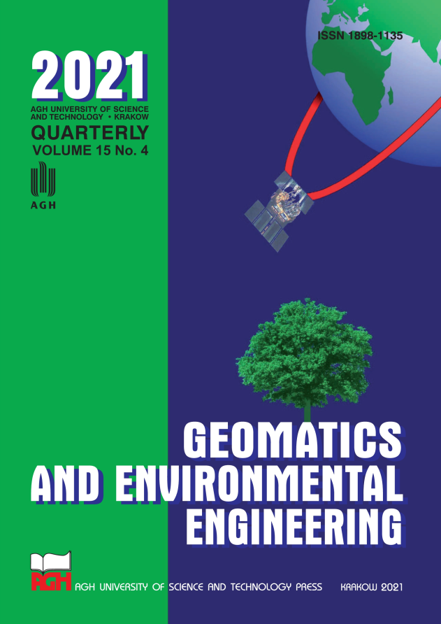 Geomatics and Environmental Engineering, vol. 15, no. 4