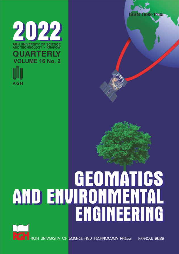 Geomatics and Environmental Engineering, vol. 16, no. 2