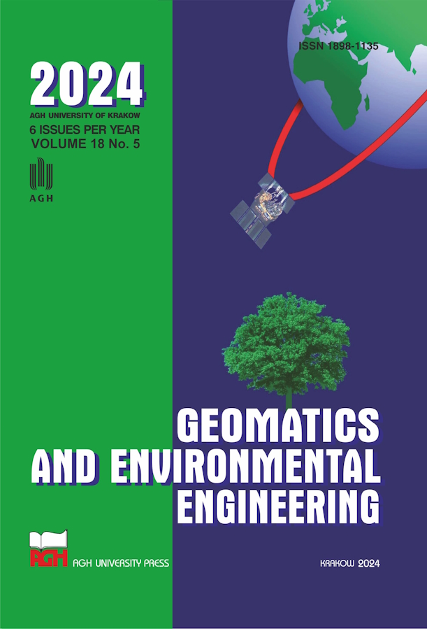 Geomatics and Environmental Engineering, vol. 18, no. 5