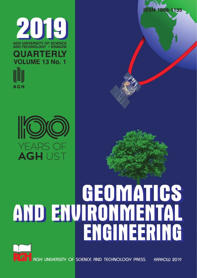 Geomatics and Environmental Engineering, vol. 13, no. 1