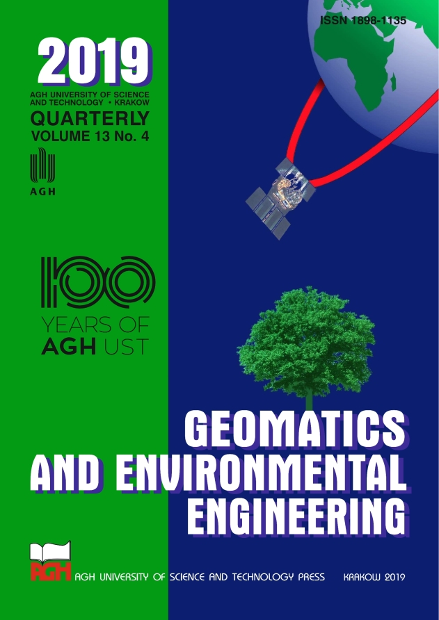 Geomatics and Environmental Engineering, vol. 13, no. 4